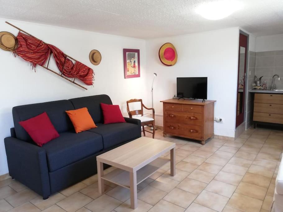 Studio 28M2 Climatise,Wifi, Proche Des Calanques,Plages Ла-Сьота Экстерьер фото